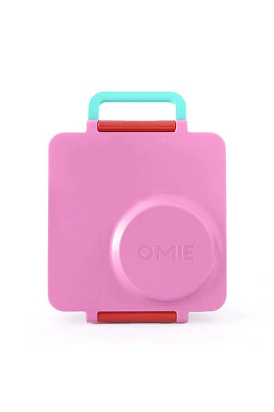 OmieBox - صندوق طعام بينتو وردي معزول حراريًا