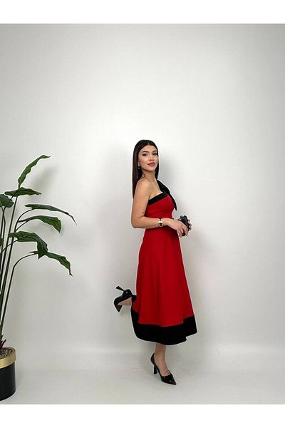 GİZONLY Rochie cu curea cu detaliu panglică