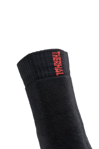 FORMO Men's Black Thermal High Quality Soft Durable Socks