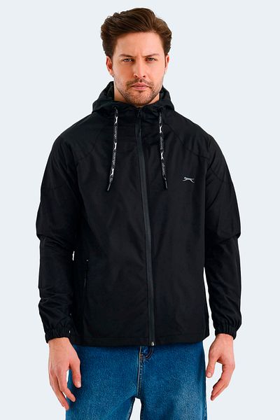 Slazenger NICHOL KTN - Ανδρικό μαύρο αδιάβροχο
