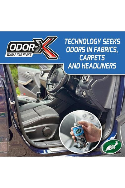 Turtle Wax 54101 Odor-X Whole Car Blast - New Car Experience Air Freshener & Odor Remover Car Bomb - Removes Unwanted Odors for up to 30 Days- Strawberry Scent (1 Pack)