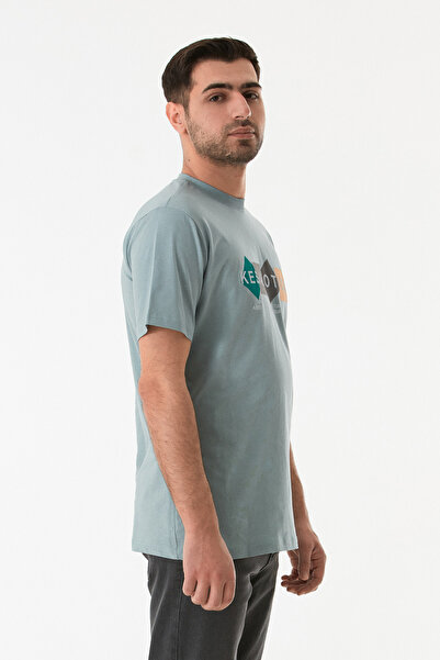 Fulla Moda Μπλουζάκι με στάμπα με λαιμόκοψη