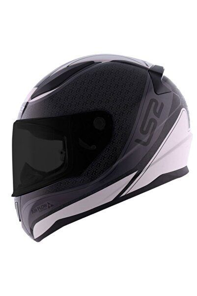 LS2 Rapıd 2 Deeper Mat Beyaz-siyah Kask (1 SİYAH 1 ŞEFFAF VİZÖR)