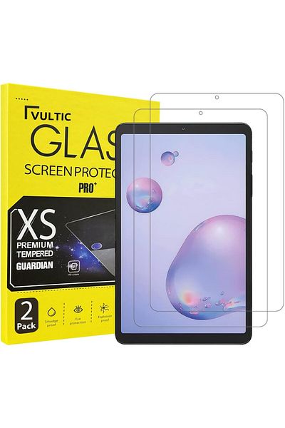 AWH واقي شاشة [عبوة من قطعتين] لجهاز Samsung Galaxy Tab A 8.0 2019 [T290/T295]، زجاج مقسّى