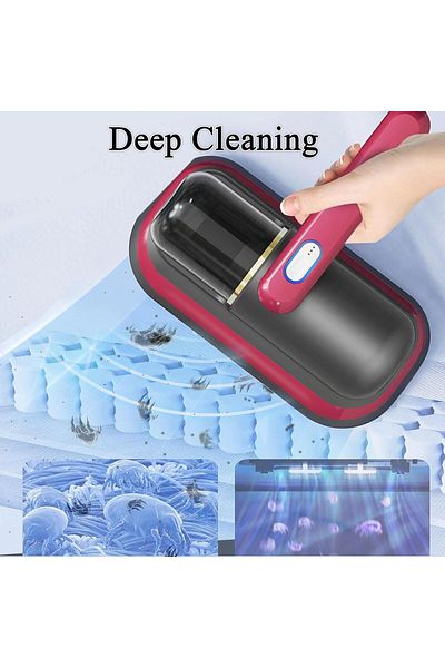 AWH B IOTSES Bed Vacuum Cleaner, Cordless UV Handheld Vacuum for Bedding, Sofas & Carpets