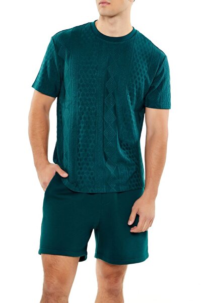 Forever 21 Bal Peteği Örgü Detaylı Tişört