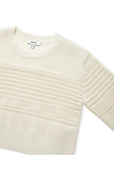 İpekyol Contrast Texture Knitwear