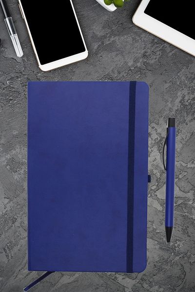 Halk Kitabevi Soft Leather Undated Agenda and Pencil Set