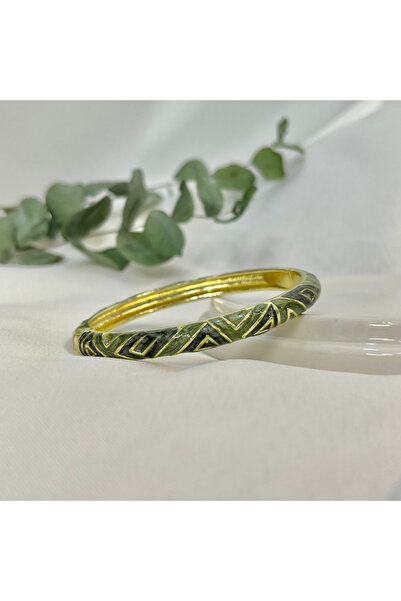 Elifsu Jewelry سوار من الفولاذ المطلي بالمينا بنمط خاص