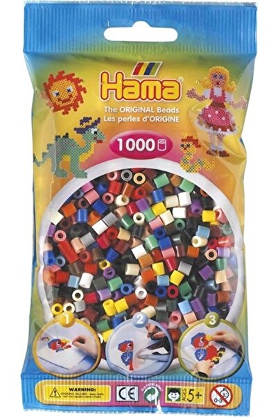 Hama 22 Colors of Midi Beads 1,000