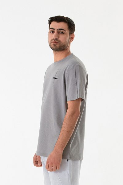 Fulla Moda Μπλουζάκι με λαιμόκοψη με έντονο εμπριμέ