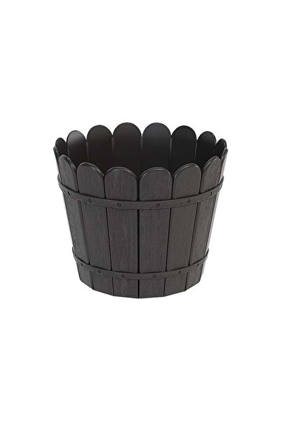 Lider Lüx  Küçük Balkon Saksısı Yuvarlak Tüm Renkler Saksı Tabağı Dahil