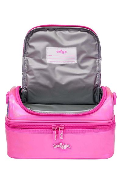 SMIGGLE Barbie Double Layer Hanging Girl's School Lunch Bag