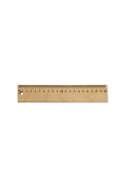 Yıldızlar 20 Cm Wooden Ruler - Code.090