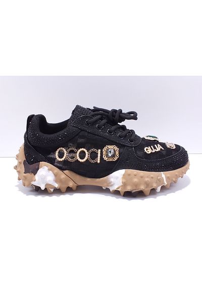 Guja 25Y338-9 Pantofi colorați cu pietre (mucegaiul este mai mic cu o mărime)