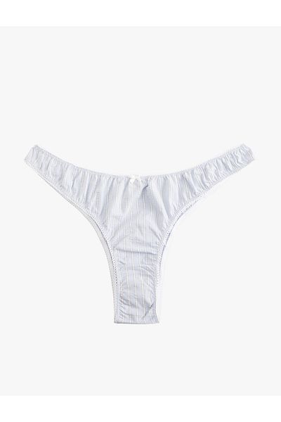 Koton Chiloți slip cu dungi cu fundă