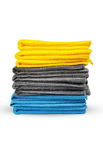 AGC مجموعة من 10 قطع من مناشف غسيل السيارات المصنوعة من الألياف الدقيقة لغسيل...