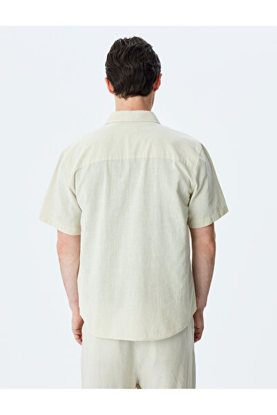 Koton Short Sleeve Cotton Regular Fit Classic Shirt