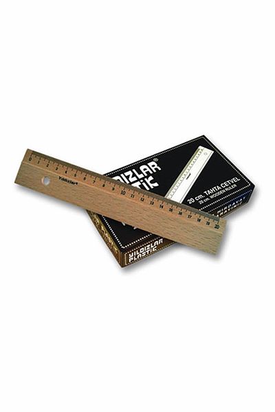Yıldızlar 20 Cm Wooden Ruler - Code.090