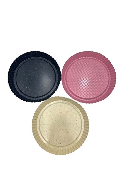 ALMUFARREJ Granite cake pan set of three multicolored
