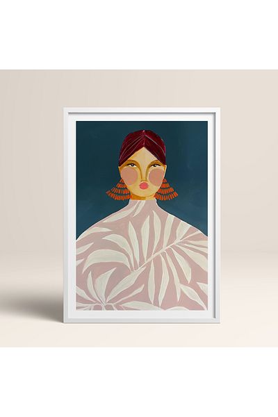 HOMEPACK Pictură cu un singur cadru din lemn Pictură poster dintr-o bucată TK/863