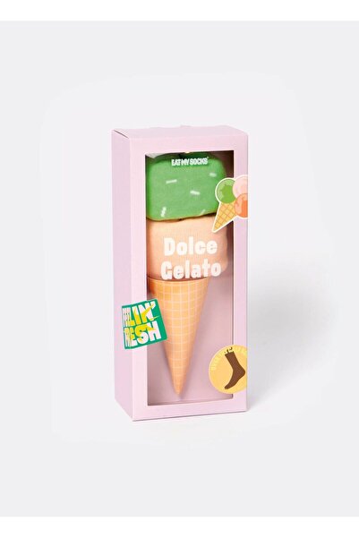 Dinossi Eat My Socks - Șosete pentru adulți cu înghețată dulce