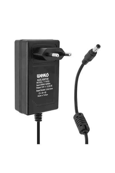 Genel Markalar Weko 12 Volt 3.2 Amper 38 Watt Plastik Kasa Priz Tipi Adaptör ...