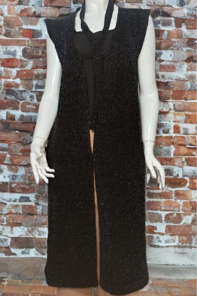 ÇALIKUŞU TRİKO Çalıkuş Knitwear Glitter Long Vest M2460