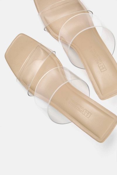 Pull & Bear Vinyl high-heel sandals