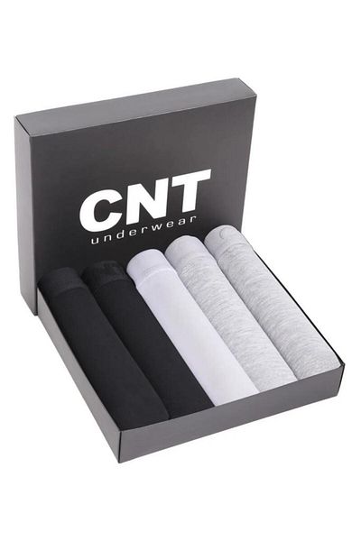 CNT Boxeri din bumbac pentru bărbați, pachet de 5