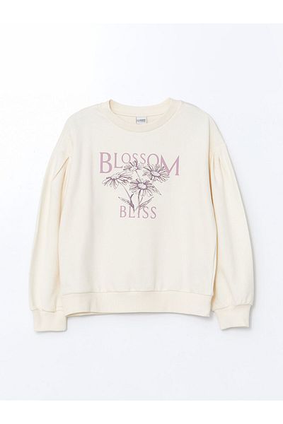LC Waikiki Crew Neck Girl's Sweatshirt and Tights