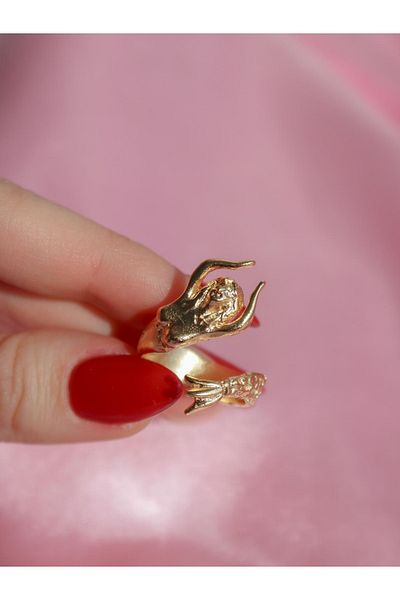 Reorah Collection Vintage Mermaid Ring-Mermaid Ring