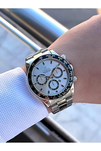 Coliseum Steel Cord Wrist Watch - Dial with Calendar, Ft.Cls.E8743.G