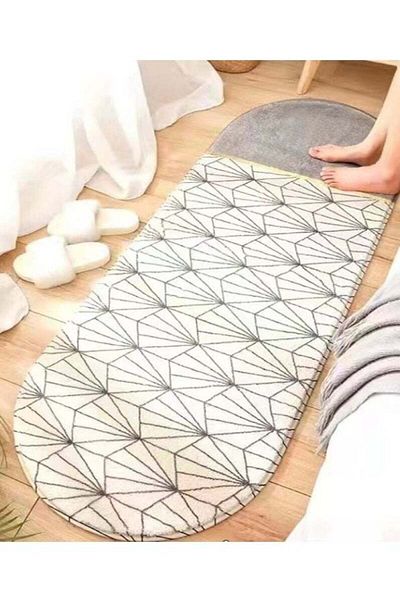 ALMUFARREJ Modern fluffy soft touch carpet for living room and bedroom 160 * 60 cm