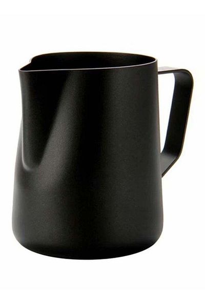 ALMUFARREJ Stainless Steel Milk Frothing Pitcher Black 350ml