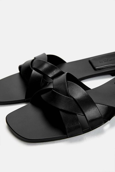 Pull & Bear Flat crossover slider sandals