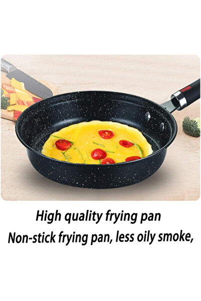 sharpdo 3-Piece Cookware Set, Non-Stick Easy-To-Clean Soup Pot/Wok/Frying Pan Set