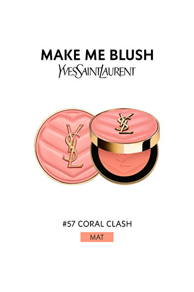 Yves Saint Laurent Make Me Blush Pudra Allık 57 Coral Clash 3614274254297