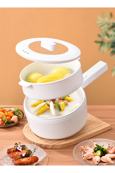 sharpdo Multifunctional Household Small Power Double Layer Electric Cooking Pot 20CM