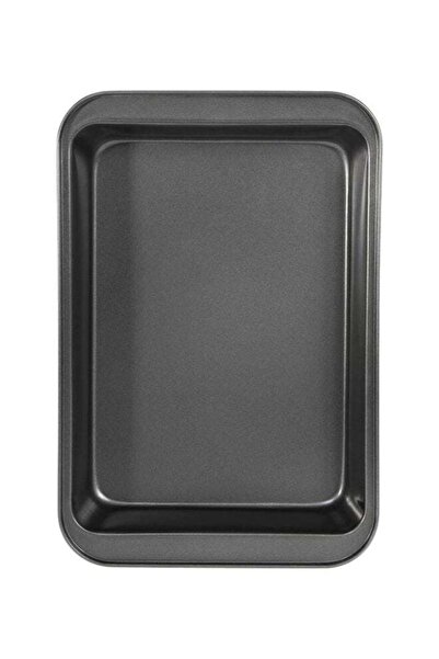 ALMUFARREJ صينية شواء مستطيلة باللون الأسود 37.5×25.5×5 سم