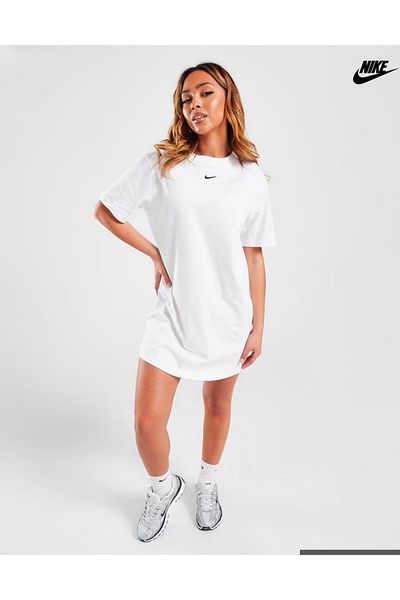 Nike Sportswear Essential Oversize White Women's Dress