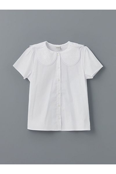 LC Waikiki New Season Baby Collar Floral Girl's Shirt - S5An94Z4