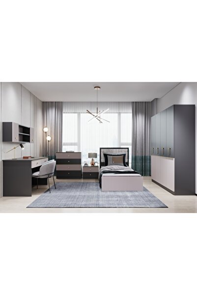 Vivense MİLAS KARYOLA VE BAŞLIK, 90X90 CM