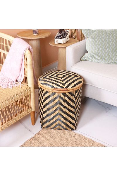 Mylamp ΚΑΛΑΘΙ 32x36 cm Φυσικό Μπαμπού