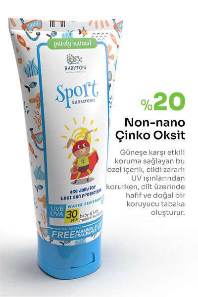 BABYTON Waterproof Sunscreen Cream 100 ml