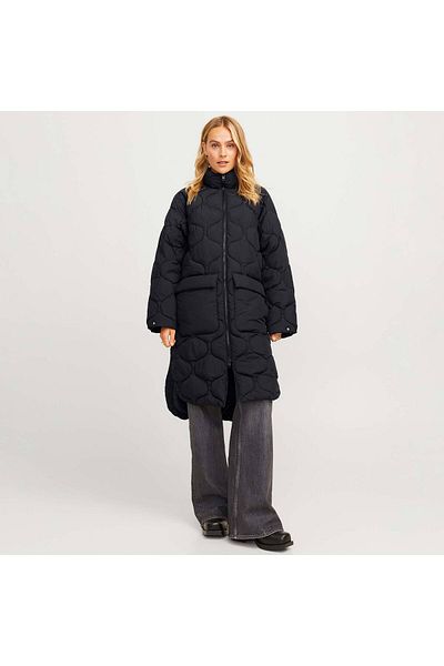 Jack & Jones Sena Quilted Women's Black Coat ( 12258500 -B)