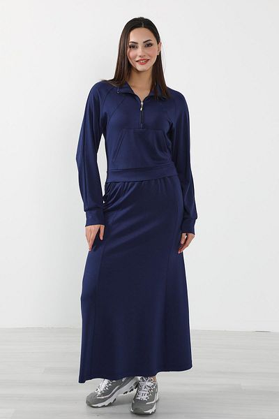 Aisha's Design Relaxed Fit - Elastic Waist and Pocket Skirt, Etk-06