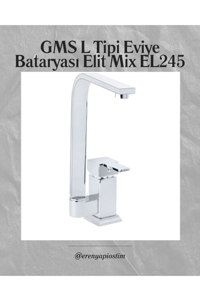 GMS L Tipi Eviye BATARYASI Elit Perlatörlü EL245