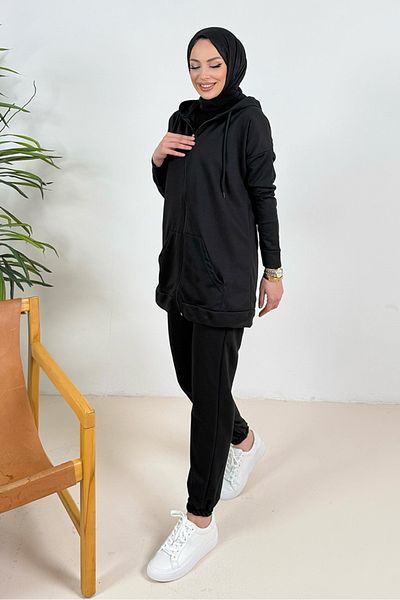 Bestenur Rival 1340 Model Black Tunic and Pants Set