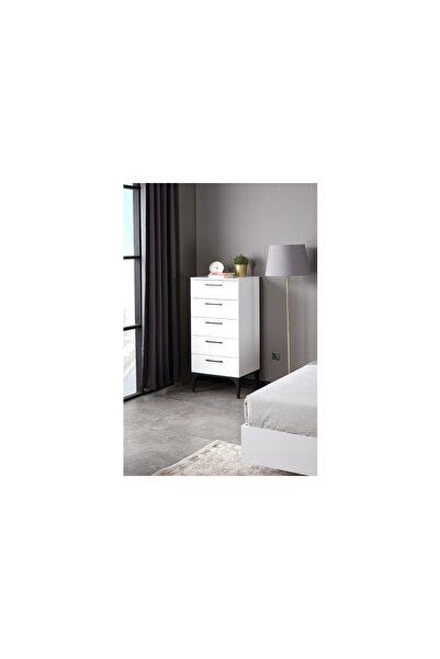 Vivense Life Yüksek Şifonyer, 5 Çekmeceli